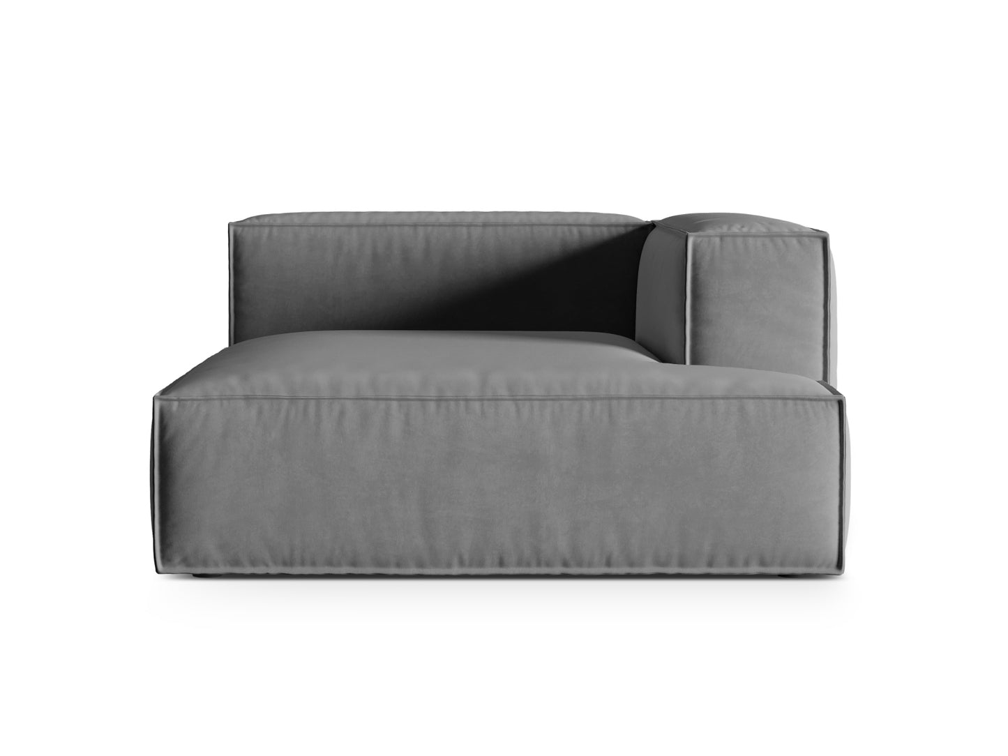 Nuria Chaise Longue, 147x147 cm — Grey / Right