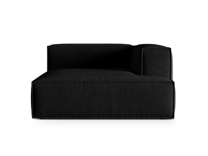 Nuria Chaise Longue, 147x147 cm — Black / Right