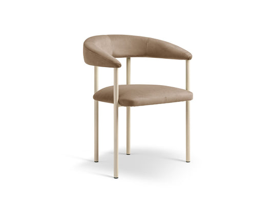 Lea Chair, 56.5x53.5 cm — Almond Beige / Cream