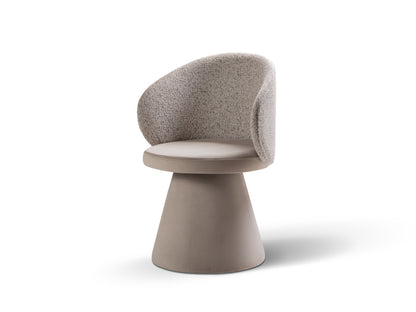 Sessel Structured Fabric, Velvet Beige Melange, Dark Beige Inez — Beige Melange, Dark Beige
