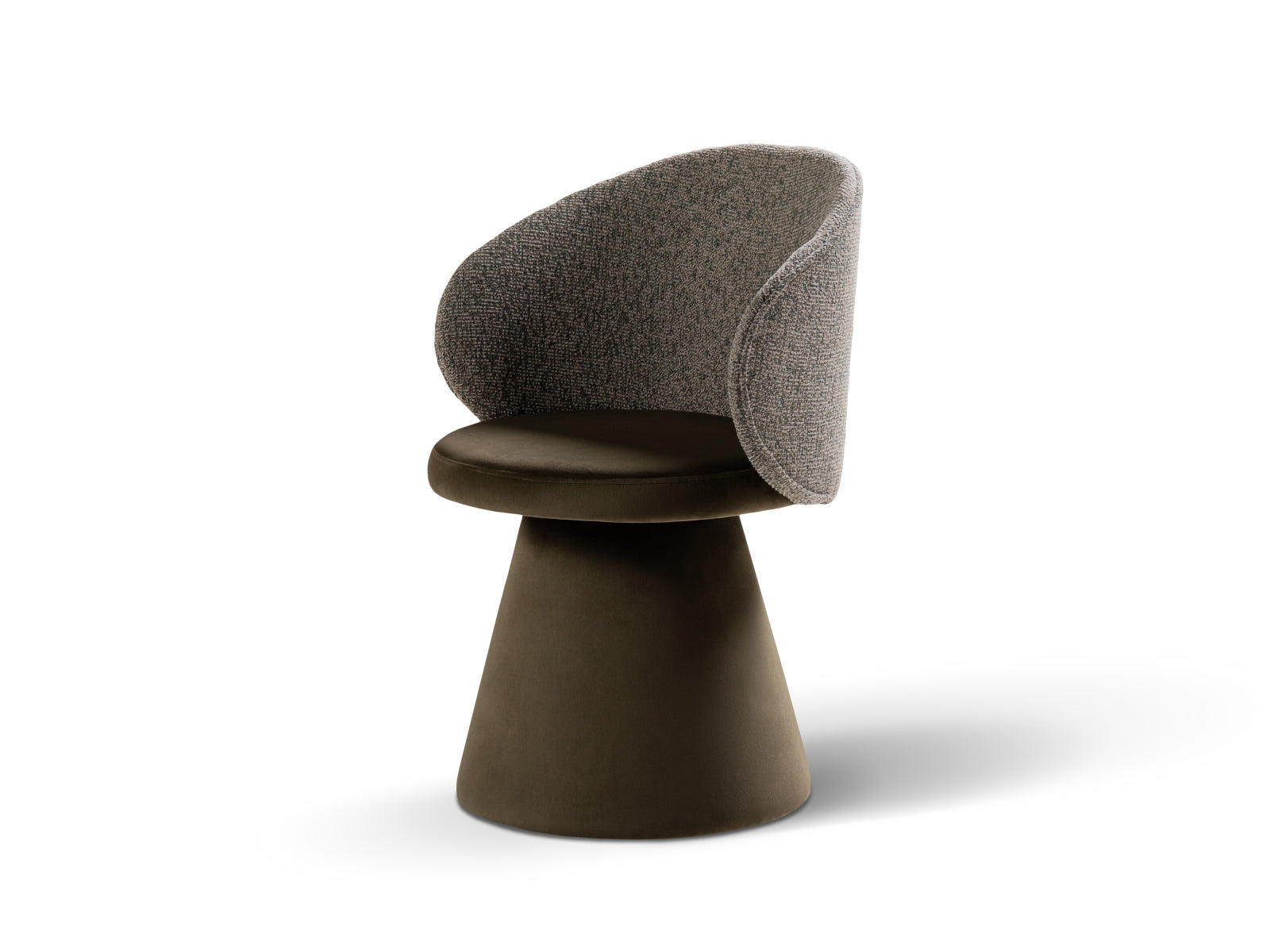 Inez Armchair, 60x57 cm — Moss Green Melange, Green