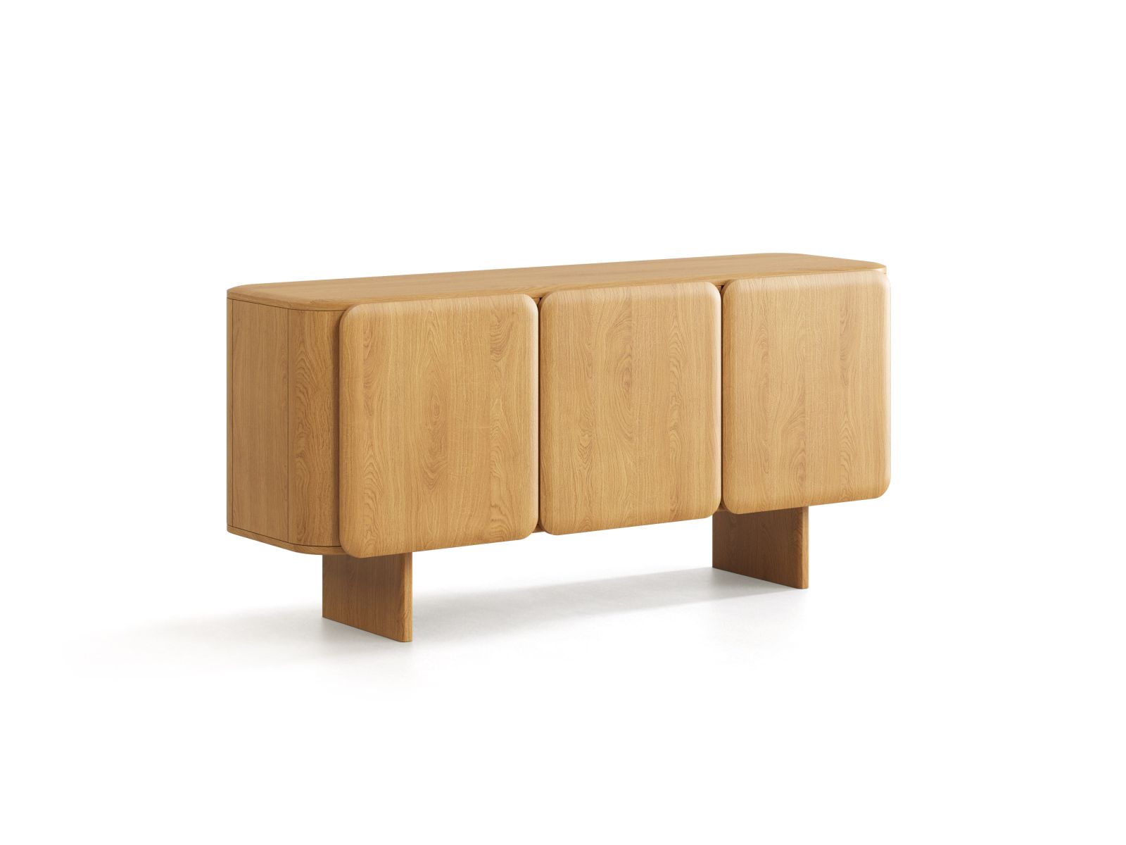 Kommode Holz Natural Oak Charlotte — Detailansicht