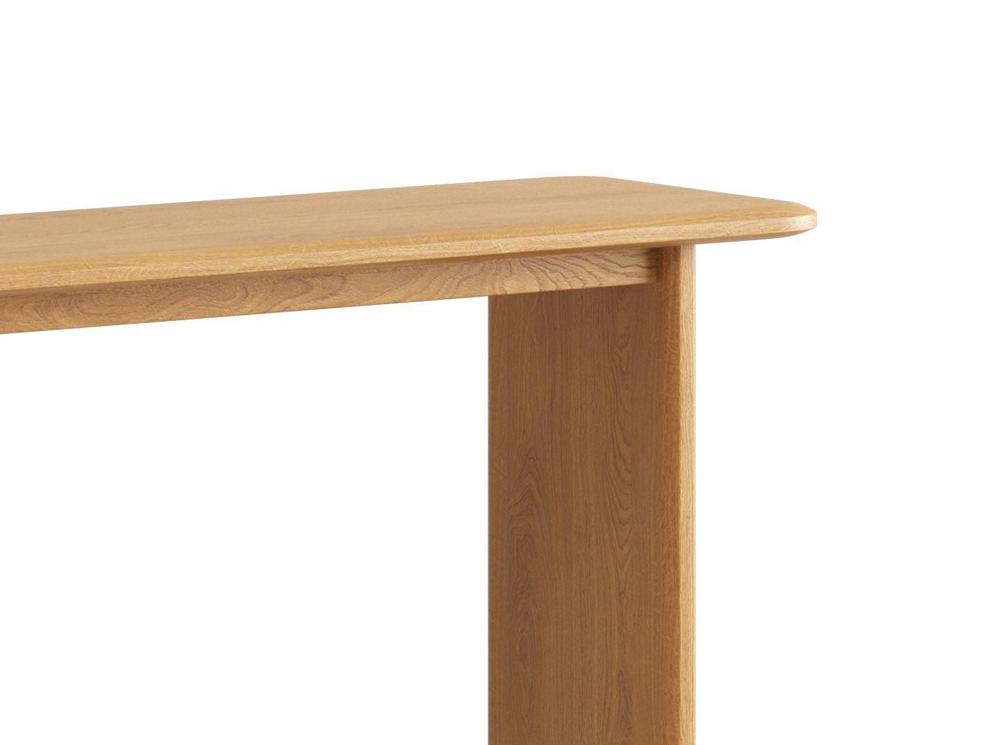 Konsole Holz Natural Oak Charlotte — Maße und Details
