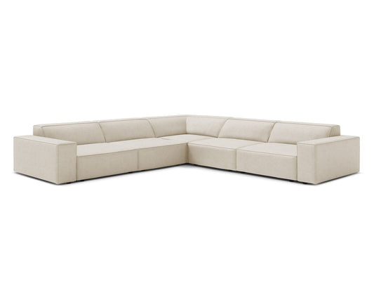 Jodie Symmetrical Corner Sofa, 6 Seats, 283x283 cm — Beige
