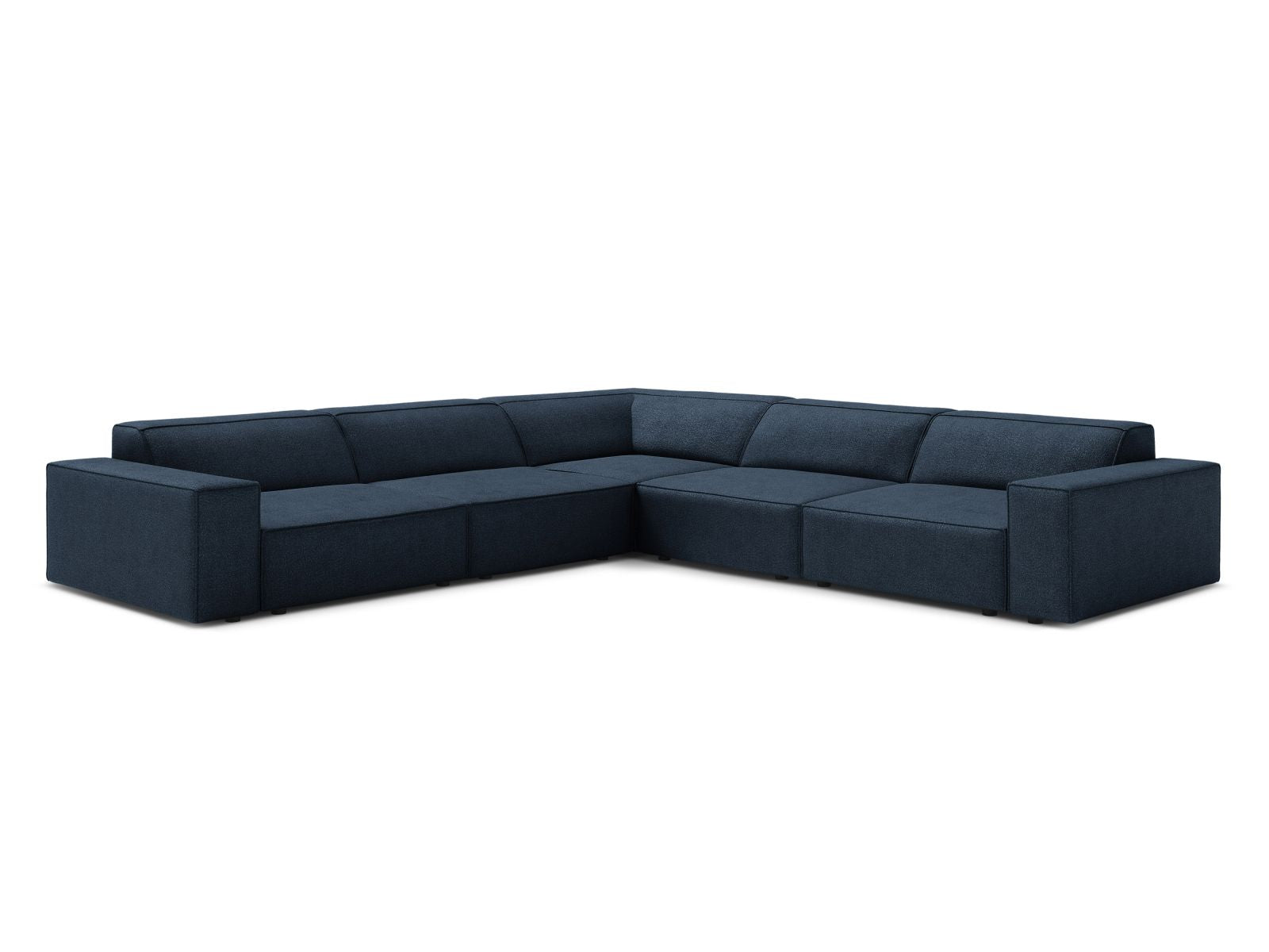 Jodie Symmetrical Corner Sofa, 6 Seats, 283x283 cm — Dark Blue