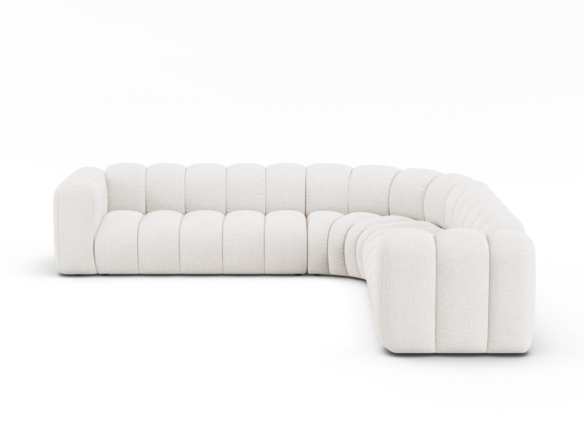 Lupine Modular Symmetrical Corner Sofa, 5 Seats, 309x309 cm — White