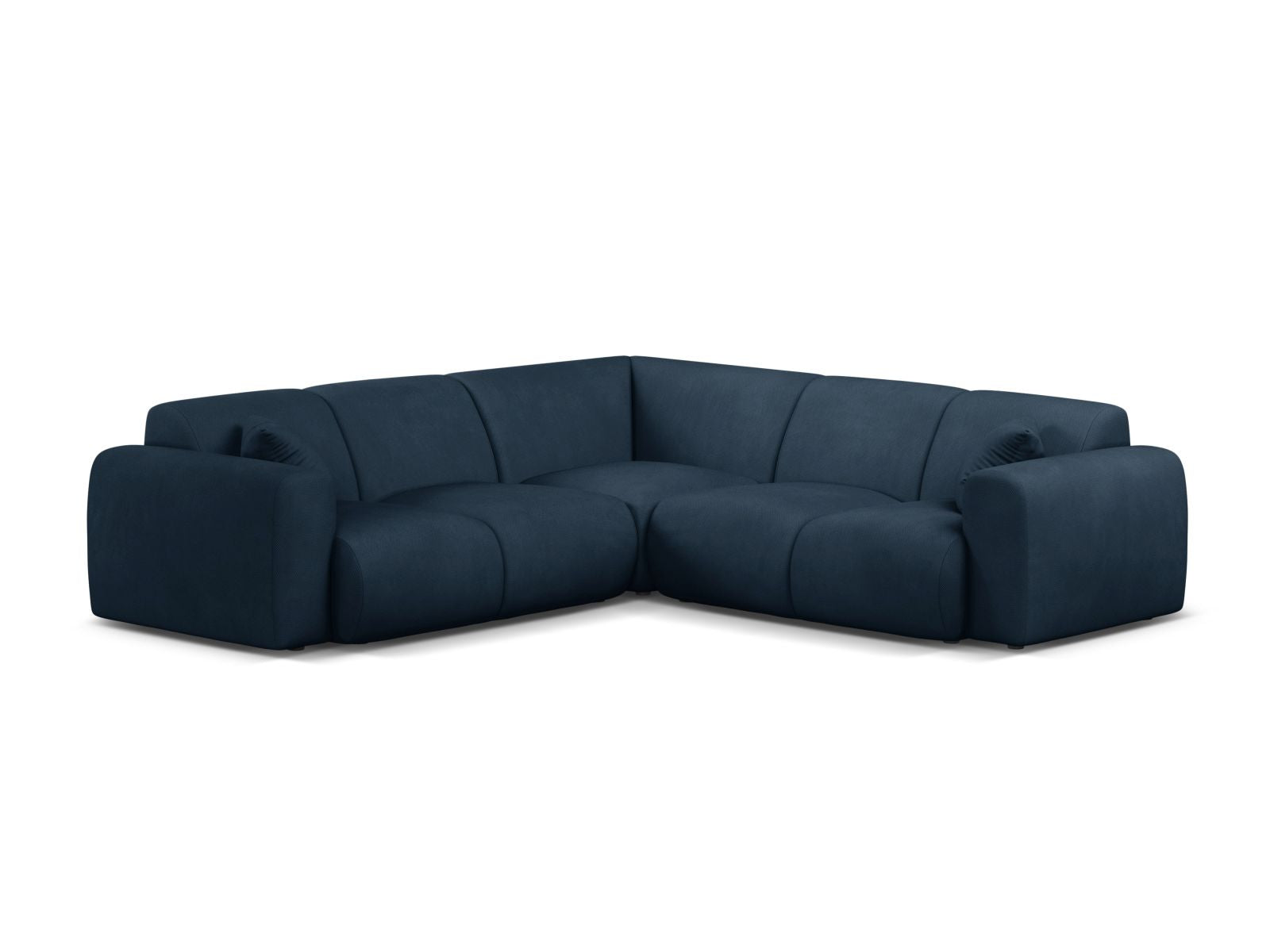 Molino Symmetrical Corner Sofa, 5 Seats, 252x252 cm — Royal Blue