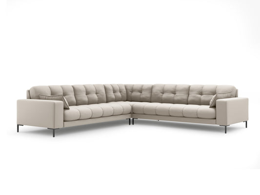 Mamaia Symmetrical Corner Sofa, 6 Seats, 256x256 cm — Beige
