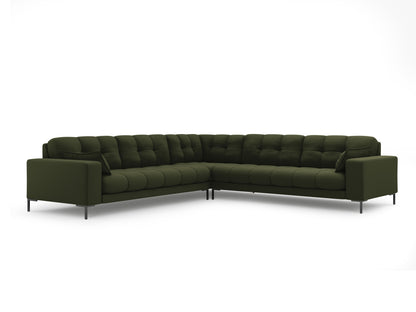 Ecksofa Strukturstoff Beige Mamaia — Green