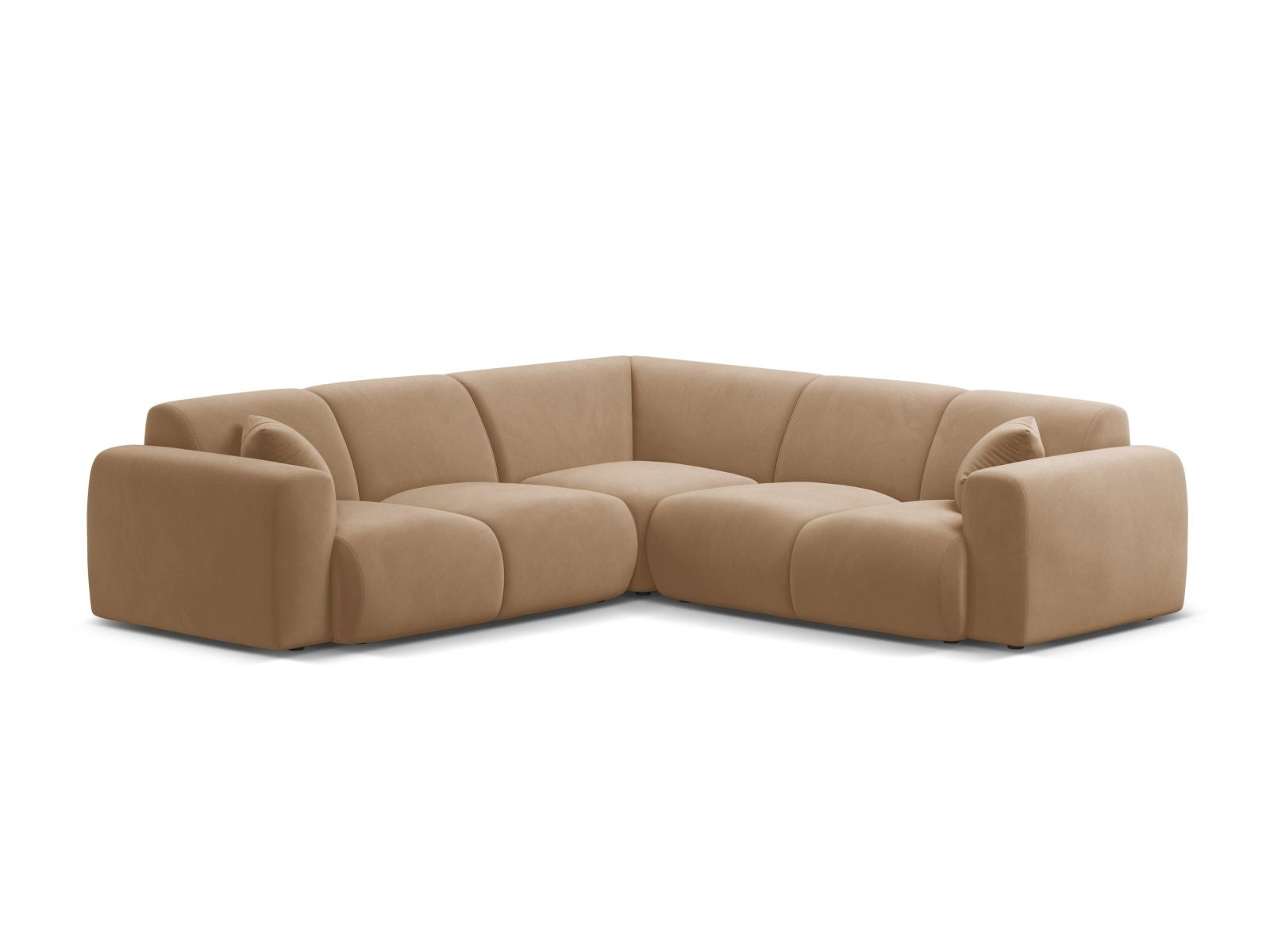 Molino Symmetrical Corner Sofa, 5 Seats, 252x252 cm — Sand