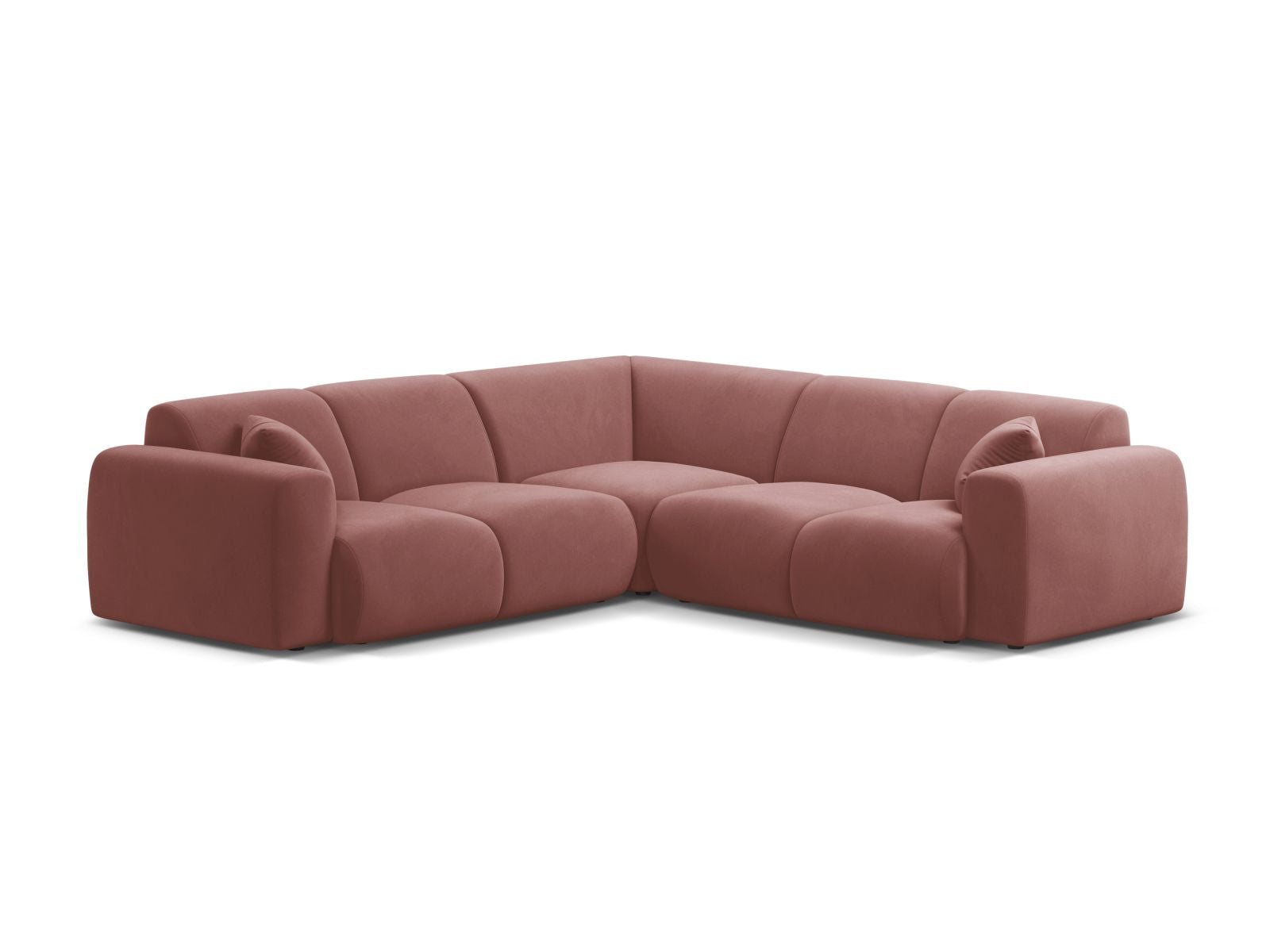 Molino Symmetrical Corner Sofa, 5 Seats, 252x252 cm — Flamingo