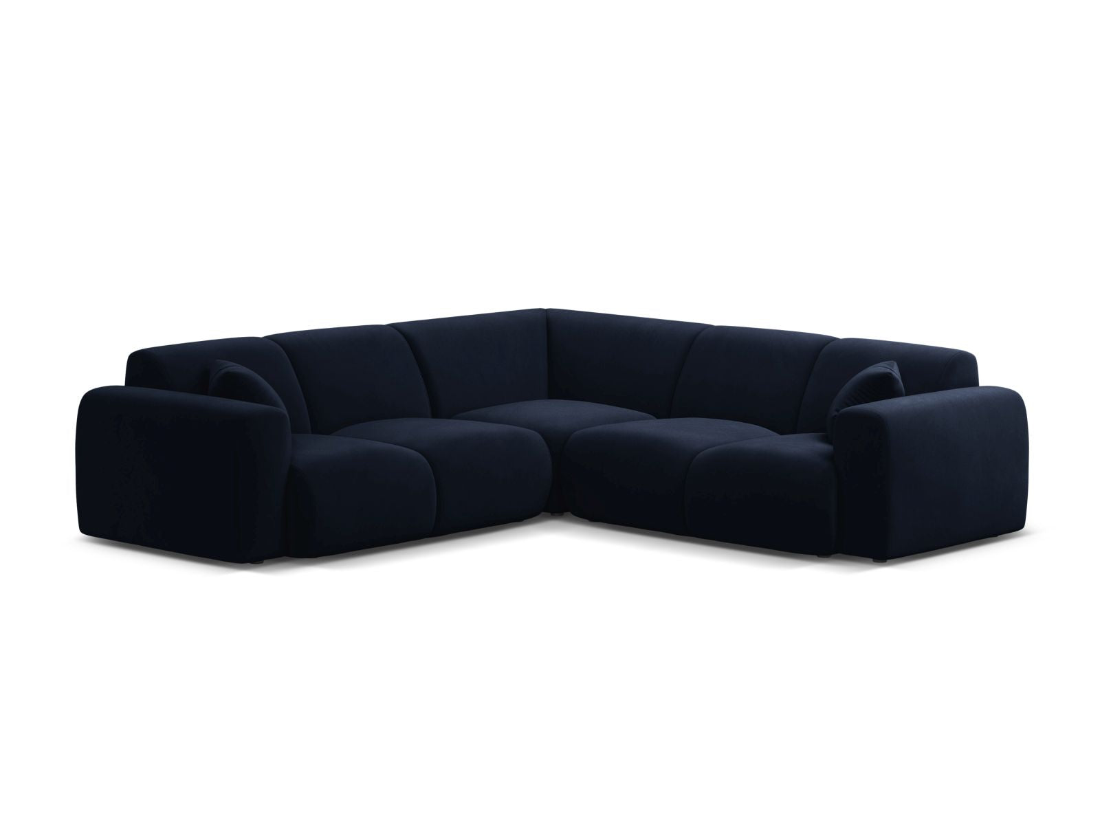 Molino Symmetrical Corner Sofa, 5 Seats, 252x252 cm — Royal Blue