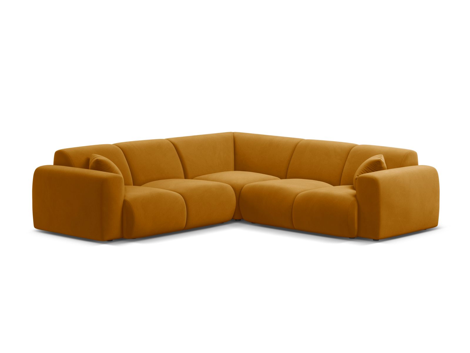 Molino Symmetrical Corner Sofa, 5 Seats, 252x252 cm — Yellow