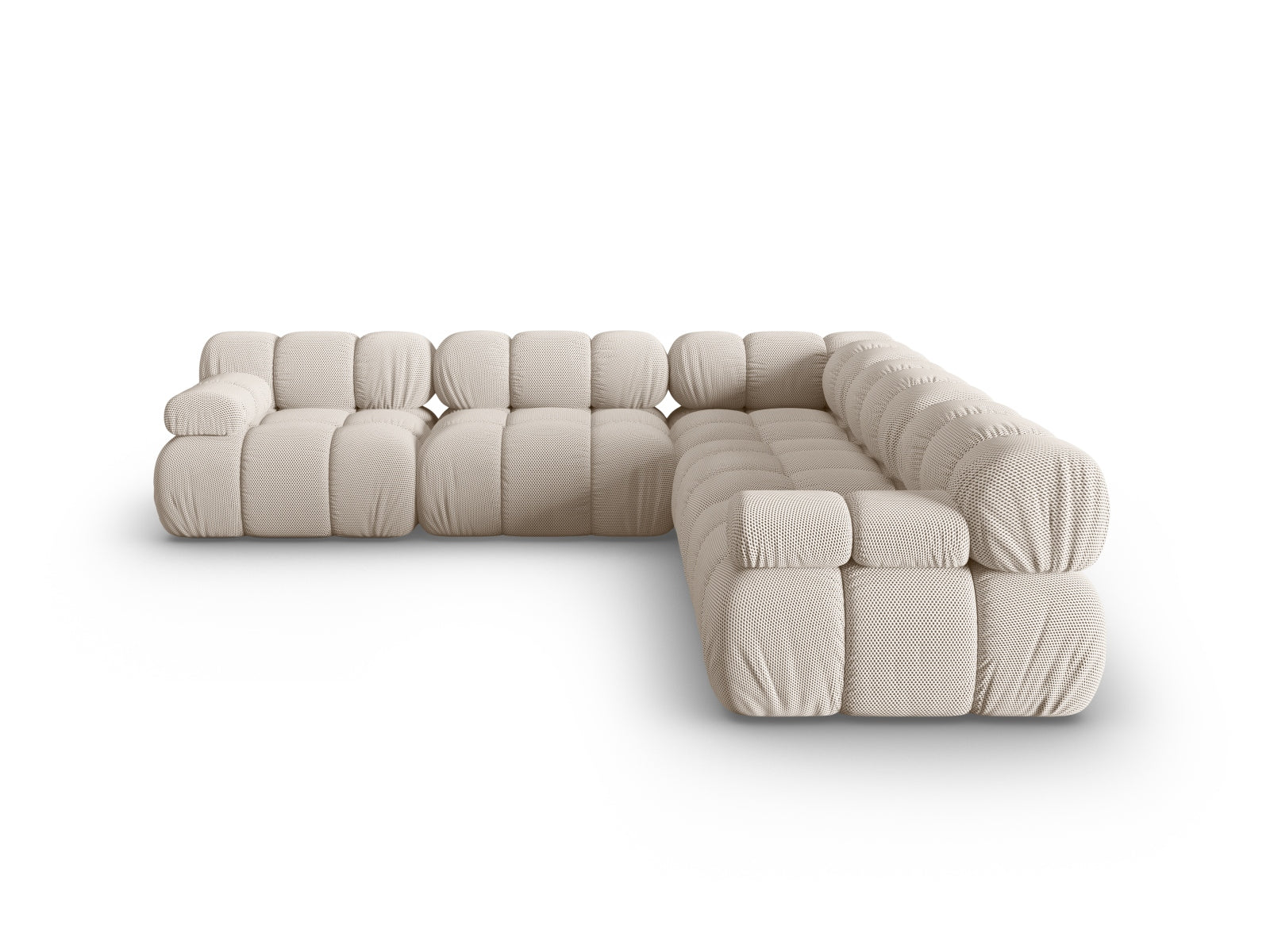 Bellis Symmetrical Corner Sofa, 5 Seats, 282x282 cm — Light Beige