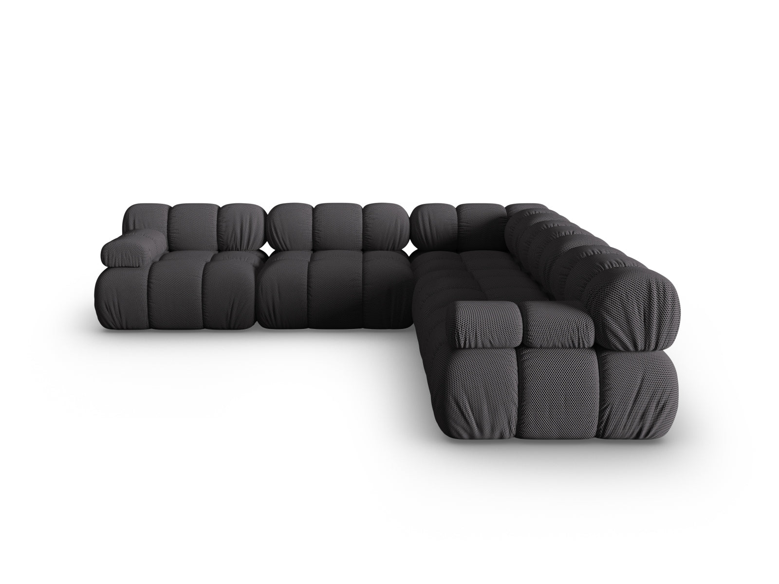 Bellis Symmetrical Corner Sofa, 5 Seats, 282x282 cm — Espresso