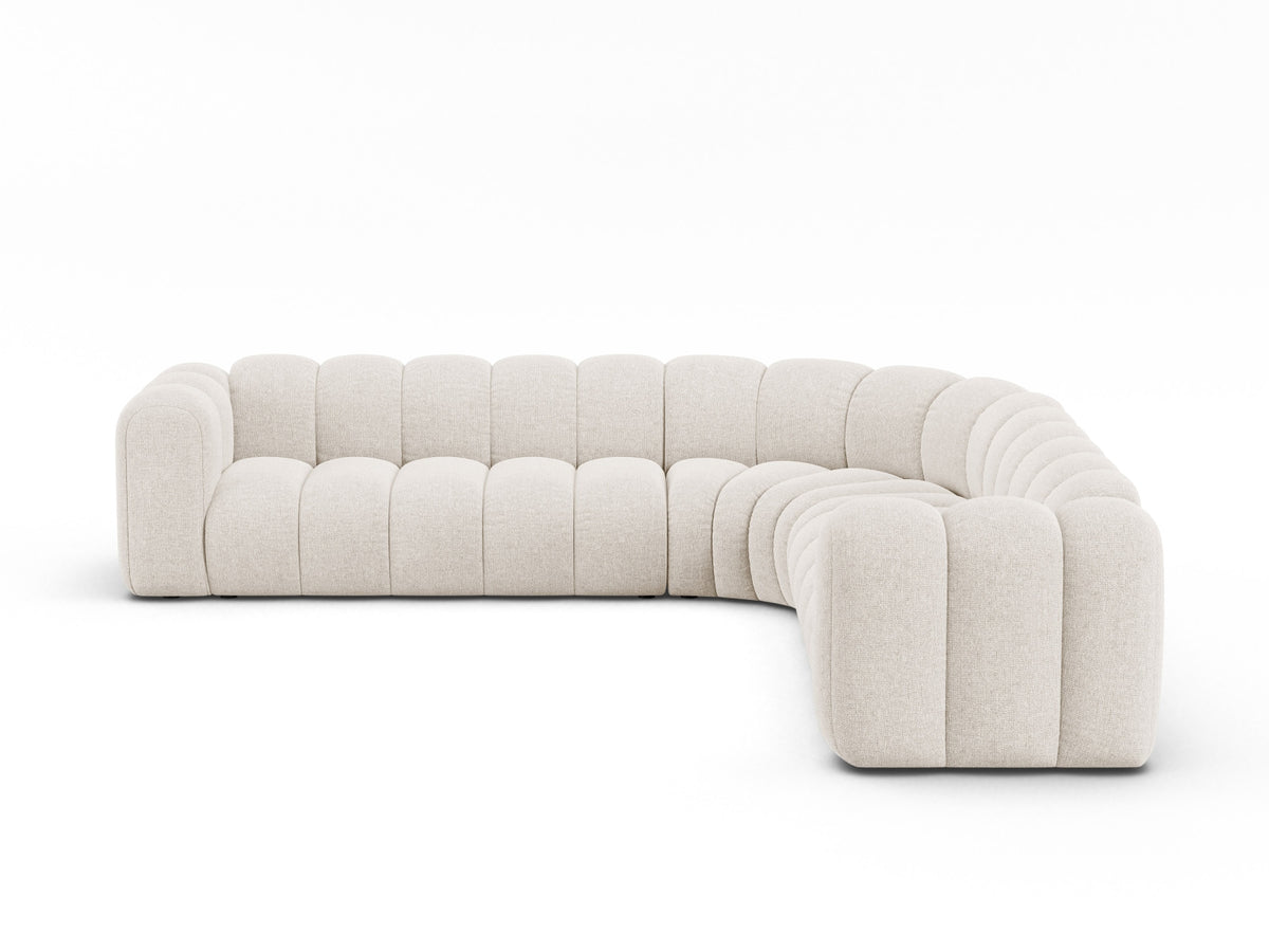 Lupine Modular Symmetrical Corner Sofa, 5 Seats, 309x309 cm — Light Beige