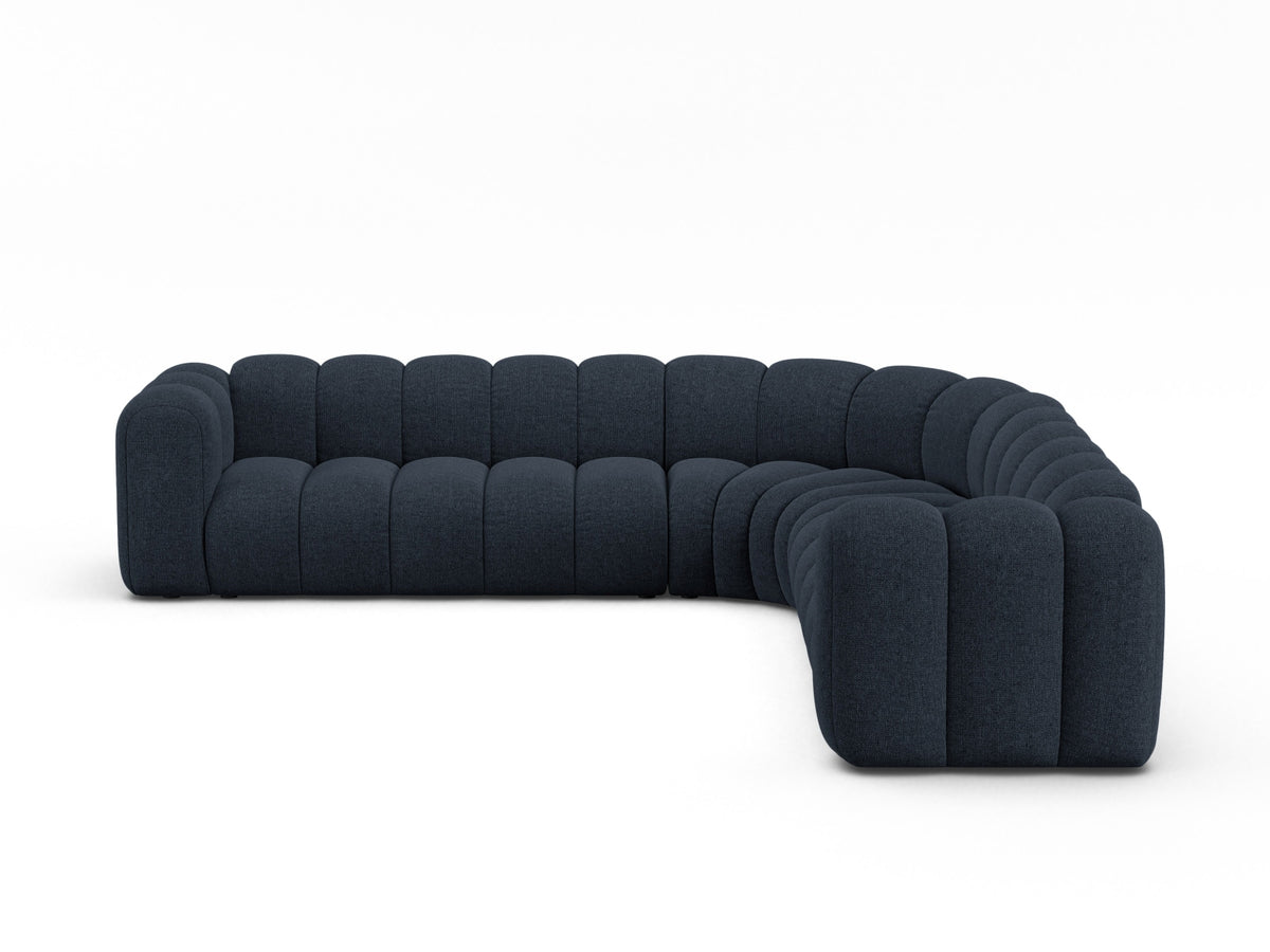 Lupine Modular Symmetrical Corner Sofa, 5 Seats, 309x309 cm — Navy Blue