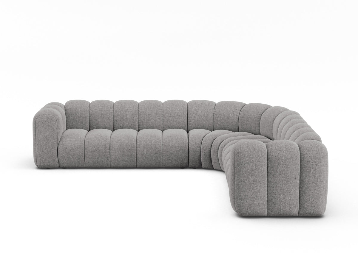 Lupine Modular Symmetrical Corner Sofa, 5 Seats, 309x309 cm — Light Grey