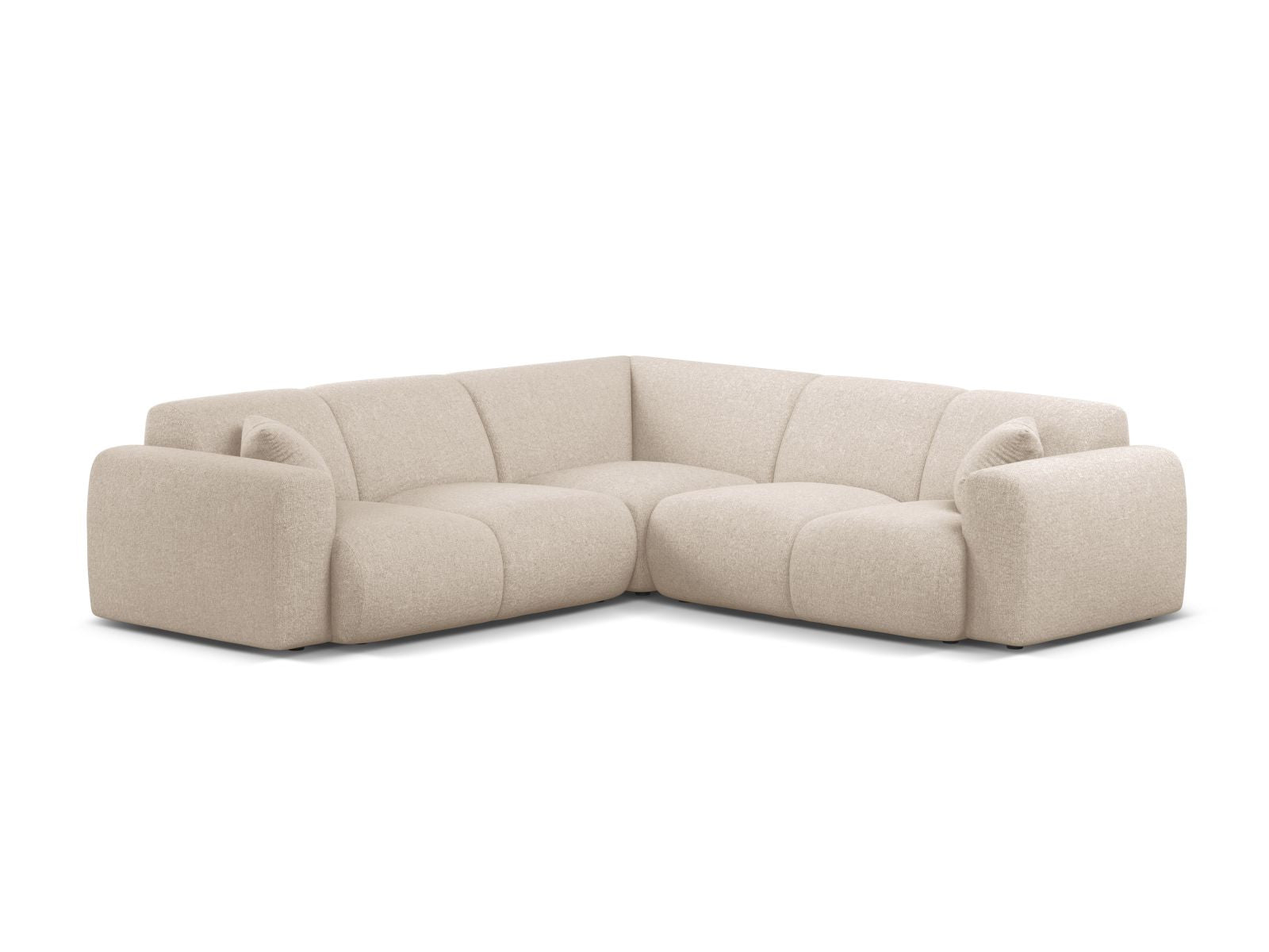 Molino Symmetrical Corner Sofa, 5 Seats, 252x252 cm — Light Beige