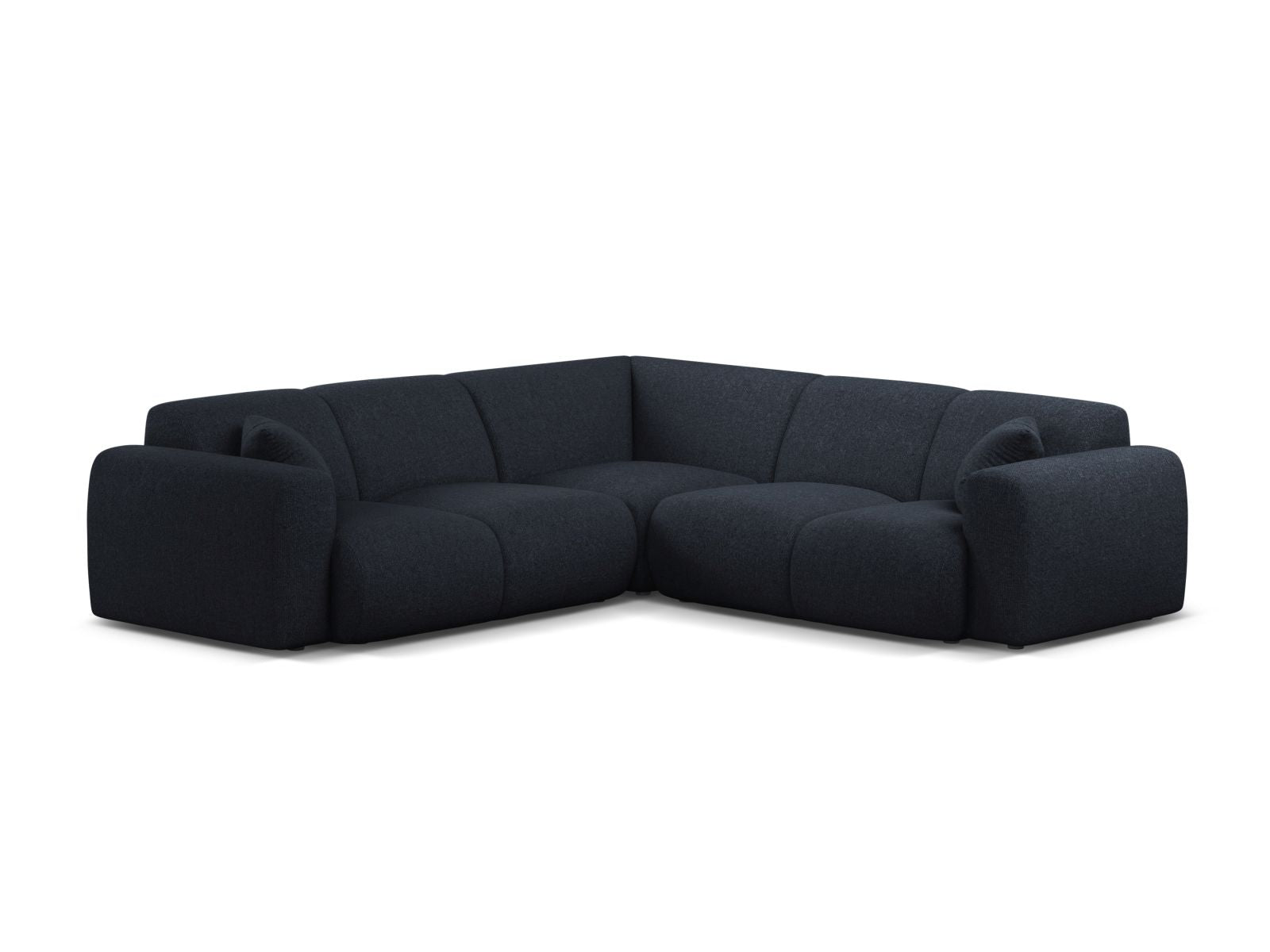 Molino Symmetrical Corner Sofa, 5 Seats, 252x252 cm — Navy Blue