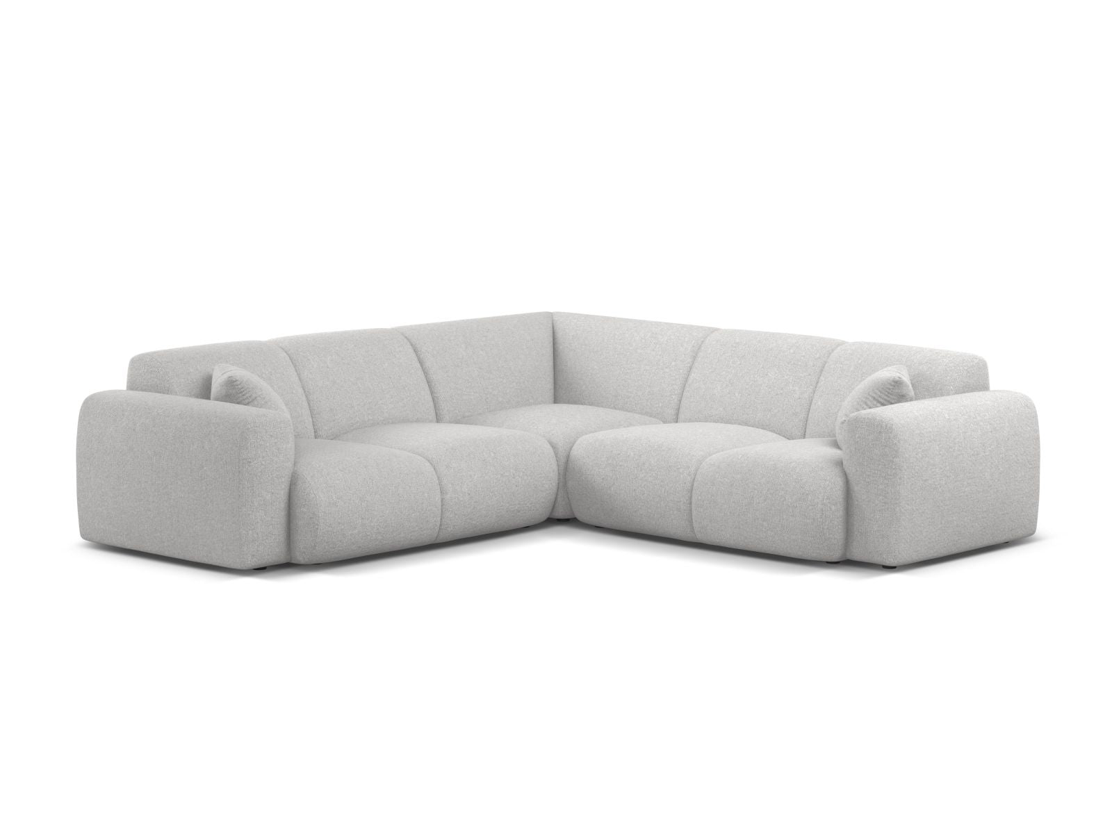 Molino Symmetrical Corner Sofa, 5 Seats, 252x252 cm — Silver