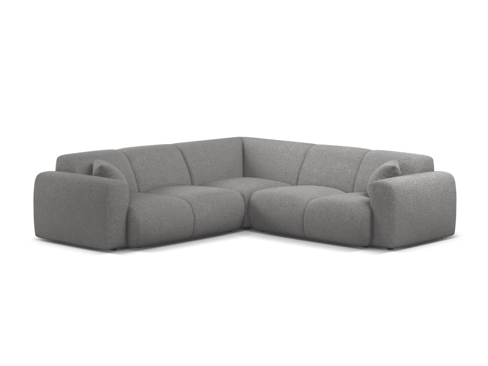 Molino Symmetrical Corner Sofa, 5 Seats, 252x252 cm — Light Grey