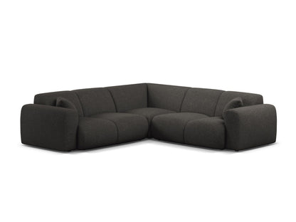 Ecksofa Chenille Anthrazit Molino — Dark Grey