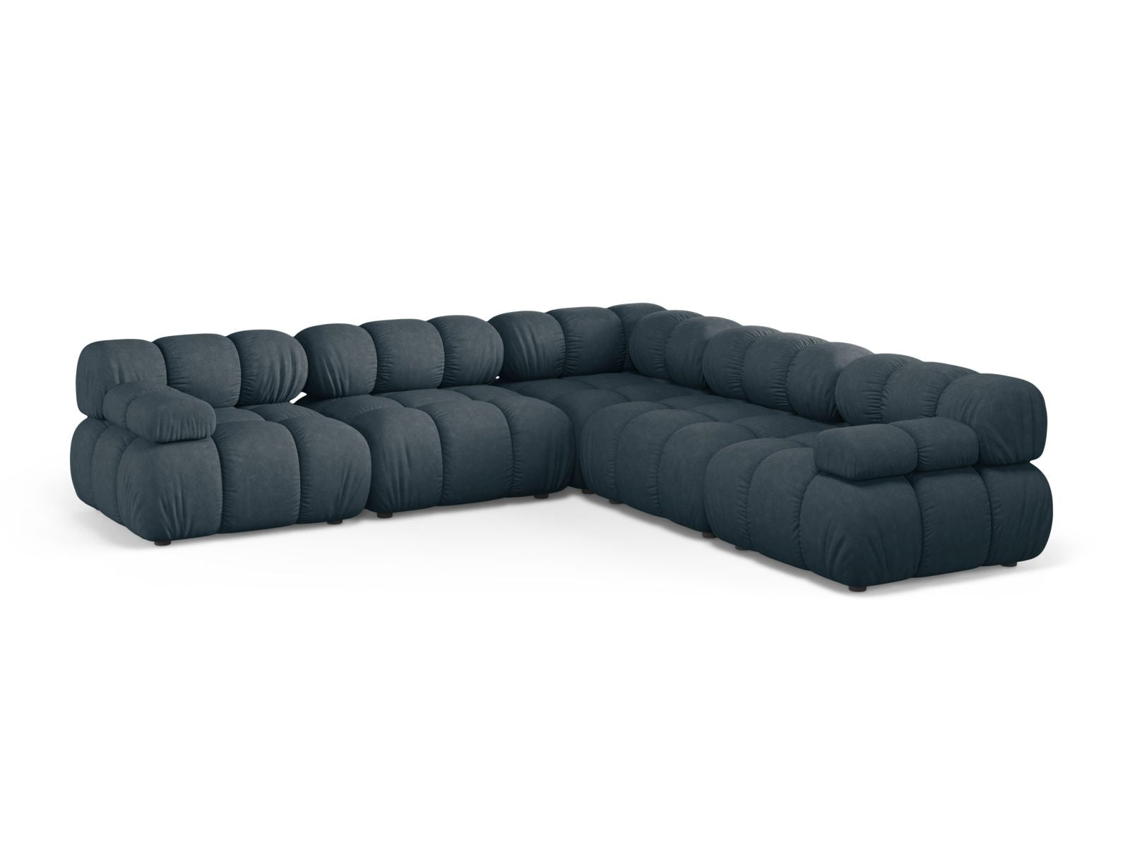 Bellis Symmetrical Corner Sofa, 5 Seats, 282x282 cm — Deep Petrol