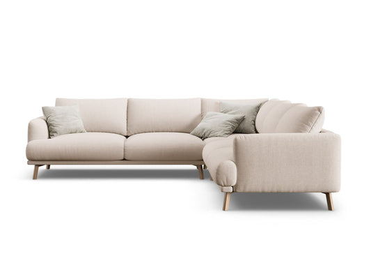 Naomi Symmetrical Corner Sofa, 5 Seats, 280x280 cm — Beige
