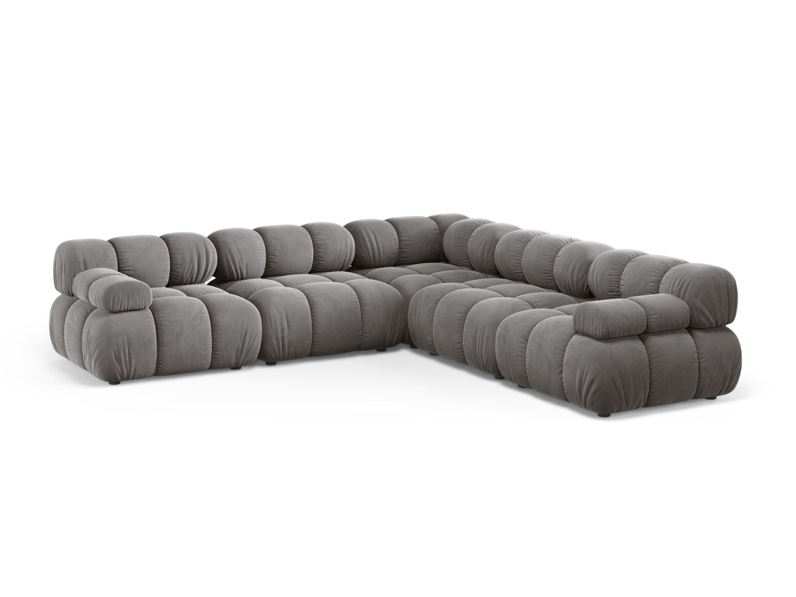 Bellis Symmetrical Corner Sofa, 5 Seats, 282x282 cm — Light Grey