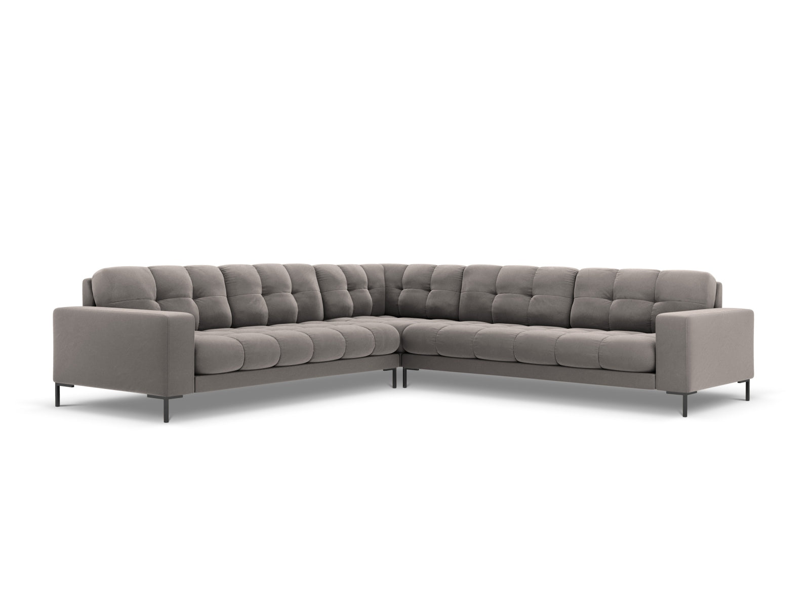 Mamaia Symmetrical Corner Sofa, 6 Seats, 256x256 cm — Light Grey