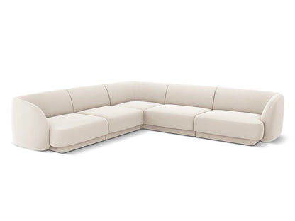 Ecksofa Samt Schwarz Miley — Grey
