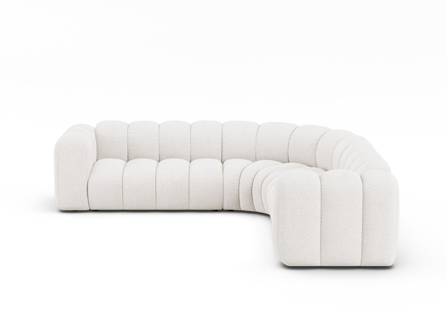 Lupine Modular Symmetrical Corner Sofa, 6 Seats, 280x280 cm — White