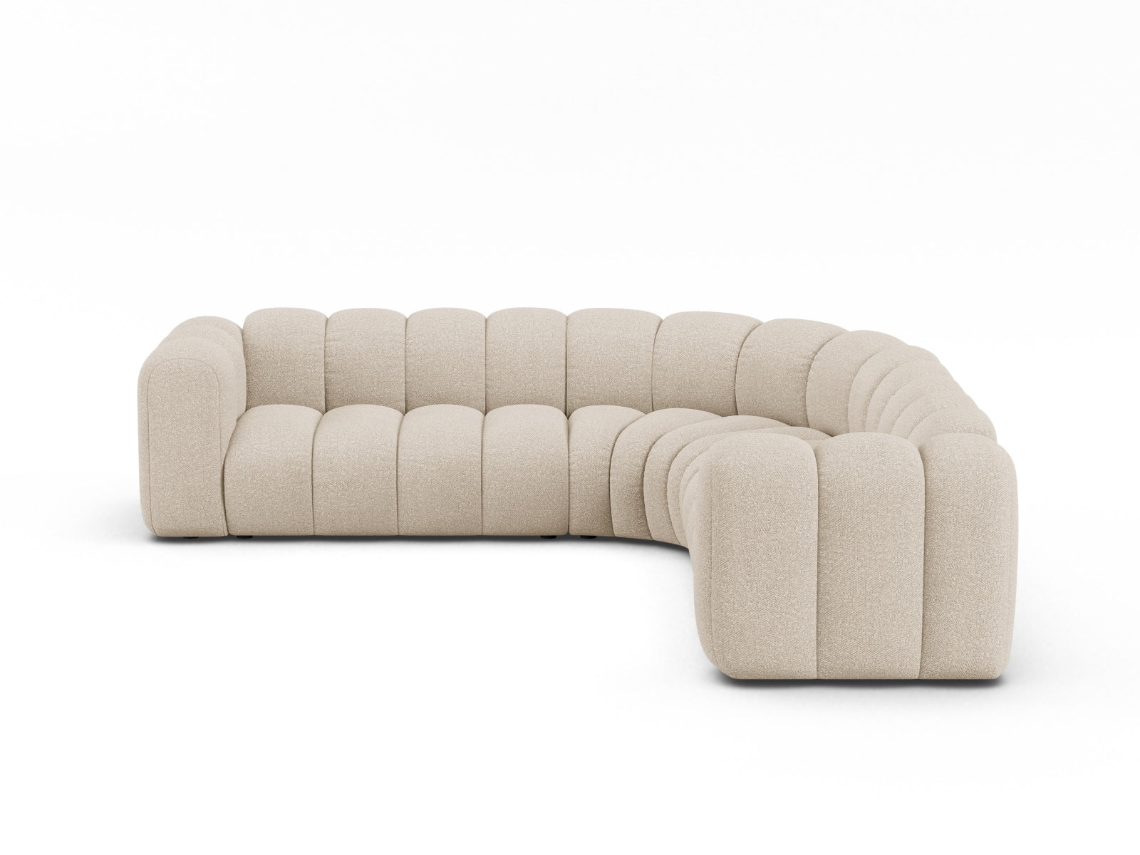 Lupine Modular Symmetrical Corner Sofa, 6 Seats, 280x280 cm — Beige