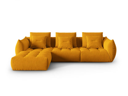Bloom Modular Sofa, 3 Seats — Yellow