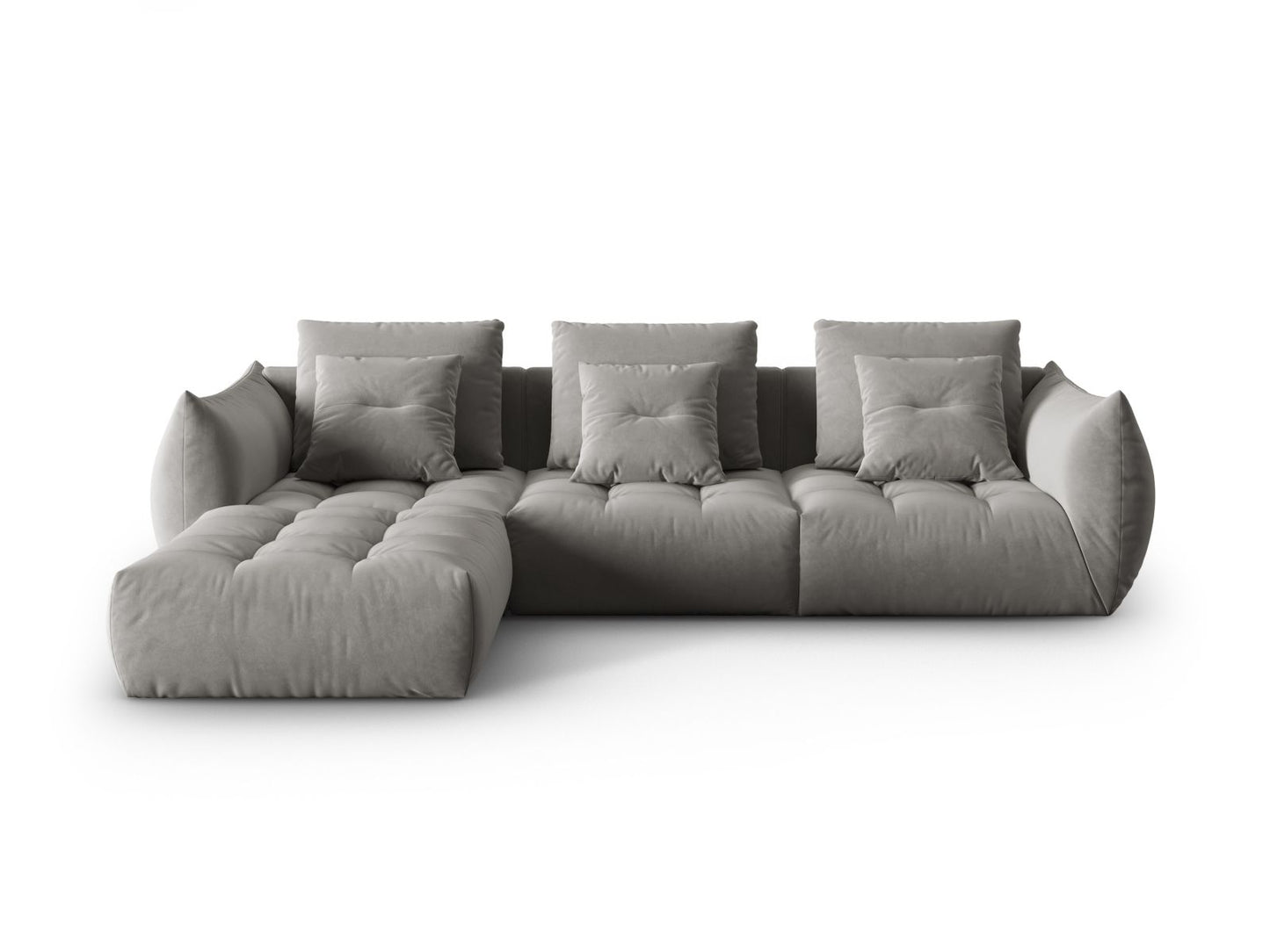 Bloom Modular Sofa, 3 Seats — Grey