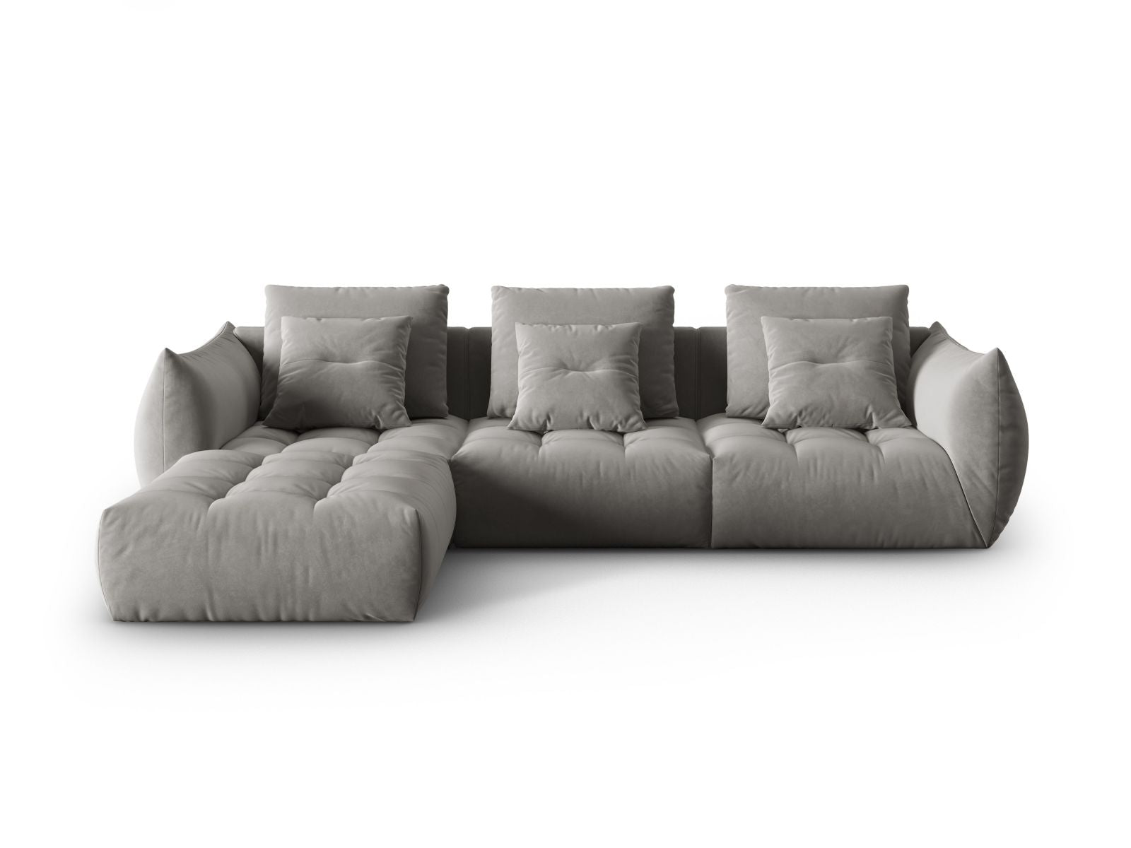 Bloom Modular Sofa, 3 Seats — Grey