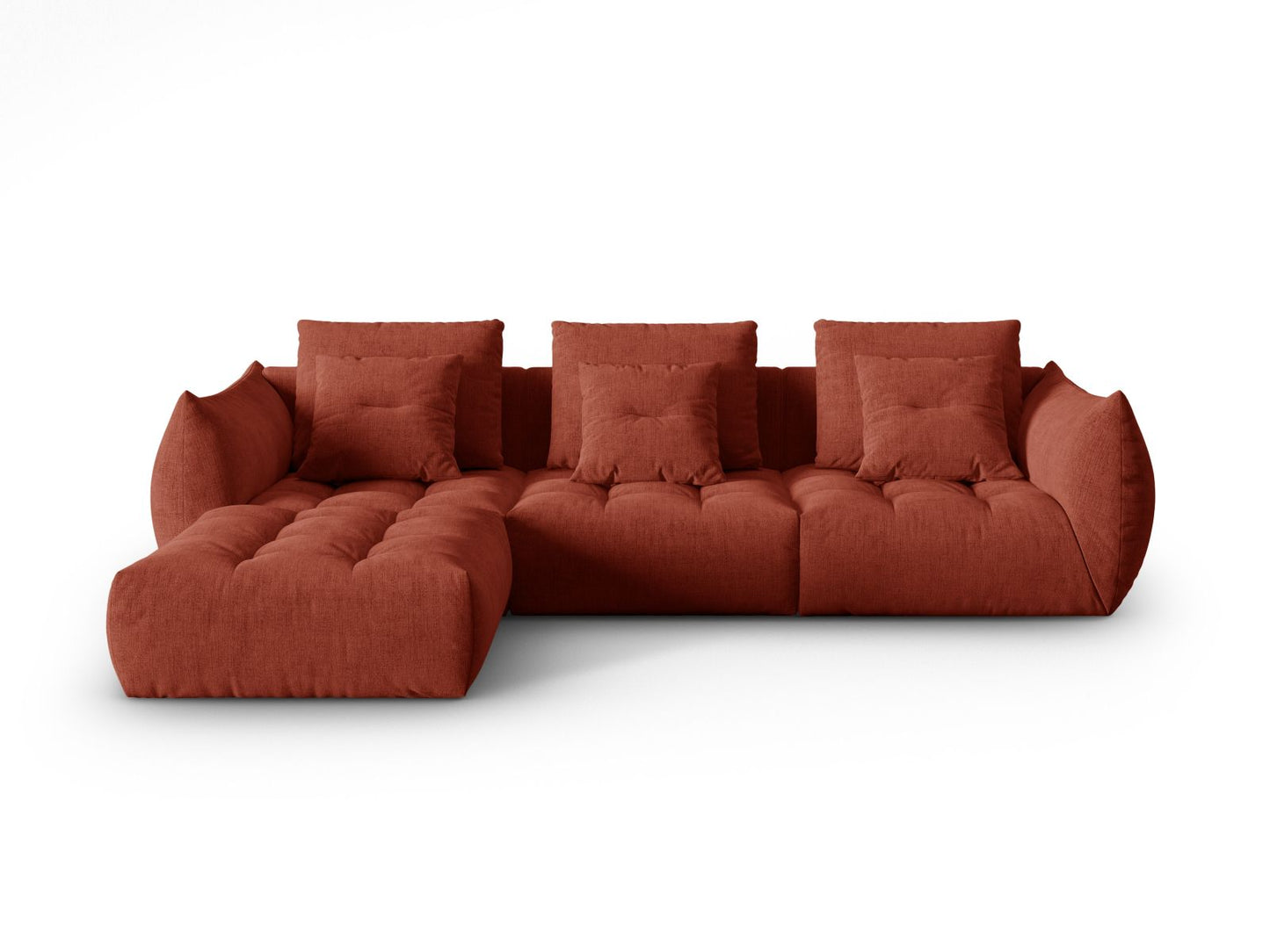 Bloom Modular Sofa, 3 Seats — Auburn