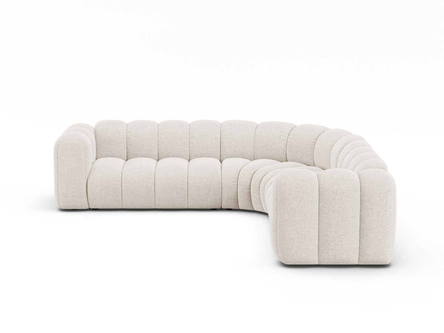 Lupine Modular Symmetrical Corner Sofa, 6 Seats, 280x280 cm — Light Beige