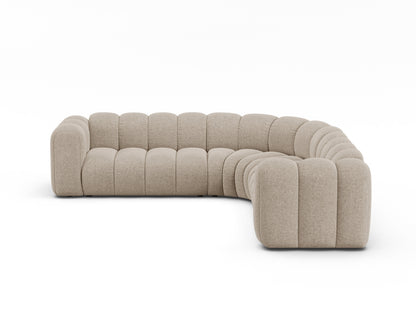 Lupine Modular Symmetrical Corner Sofa, 6 Seats, 280x280 cm — Dark Beige