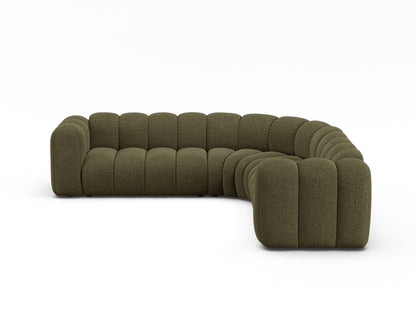 Lupine Modular Symmetrical Corner Sofa, 6 Seats, 280x280 cm — Green