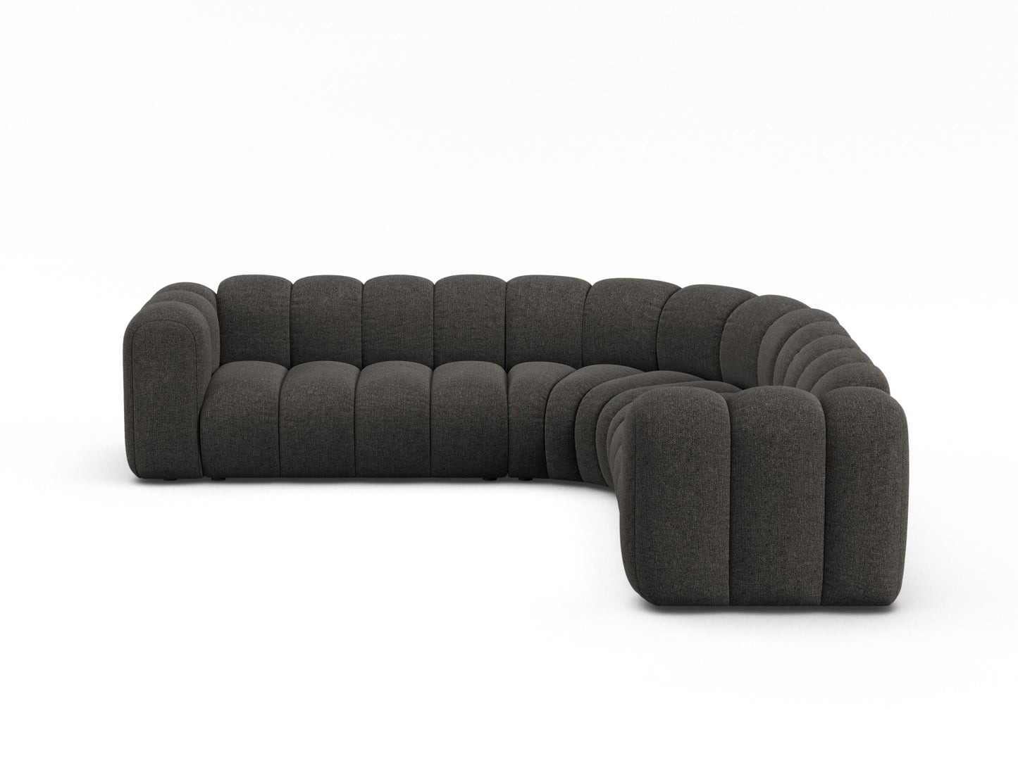 Lupine Modular Symmetrical Corner Sofa, 6 Seats, 280x280 cm — Dark Grey