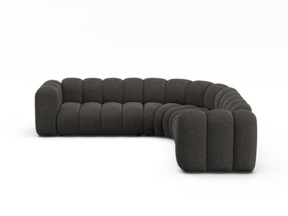 Lupine Modular Symmetrical Corner Sofa, 6 Seats, 280x280 cm — Dark Grey