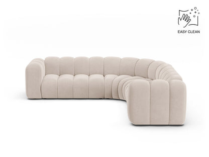 Lupine Symmetrical Modular Corner Sofa, 6 Seats, 280x280 cm — Light Beige