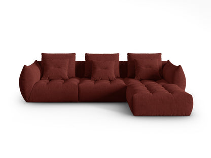 Bloom Modular Sofa, 3 Seats — Red