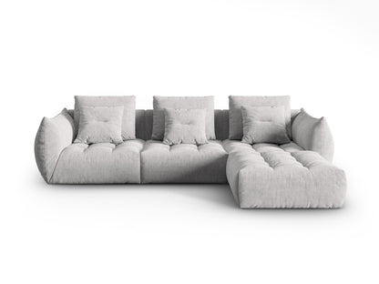 Bloom Modular Sofa, 3 Seats — Silver