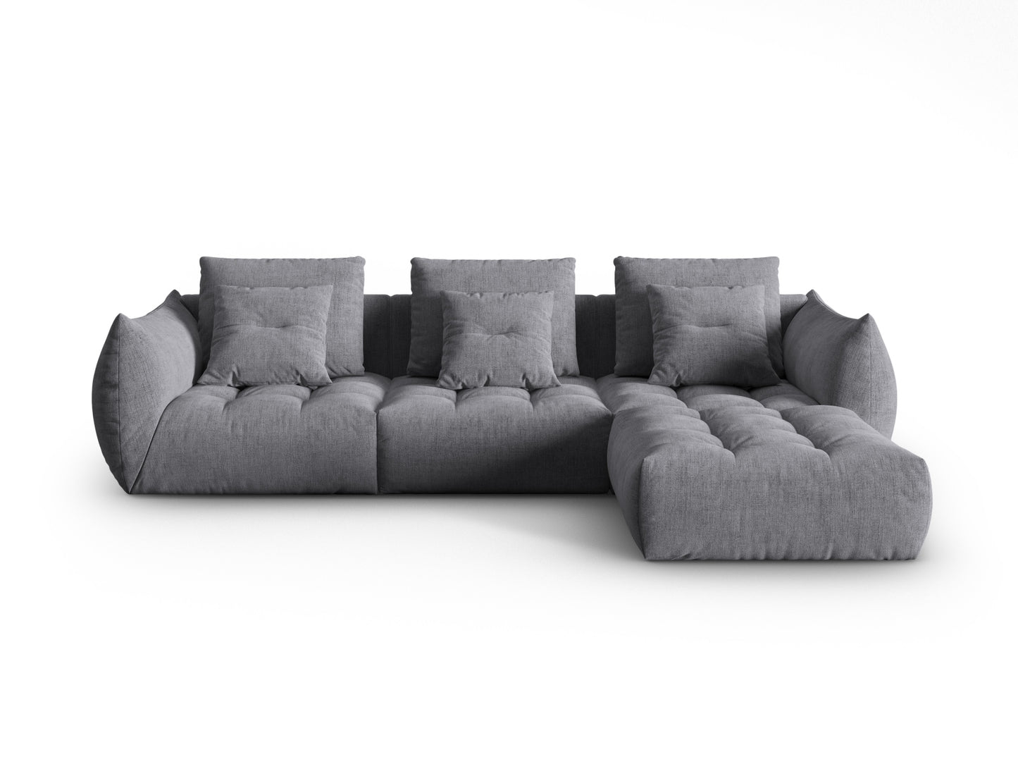 Bloom Modular Sofa, 3 Seats — Grey