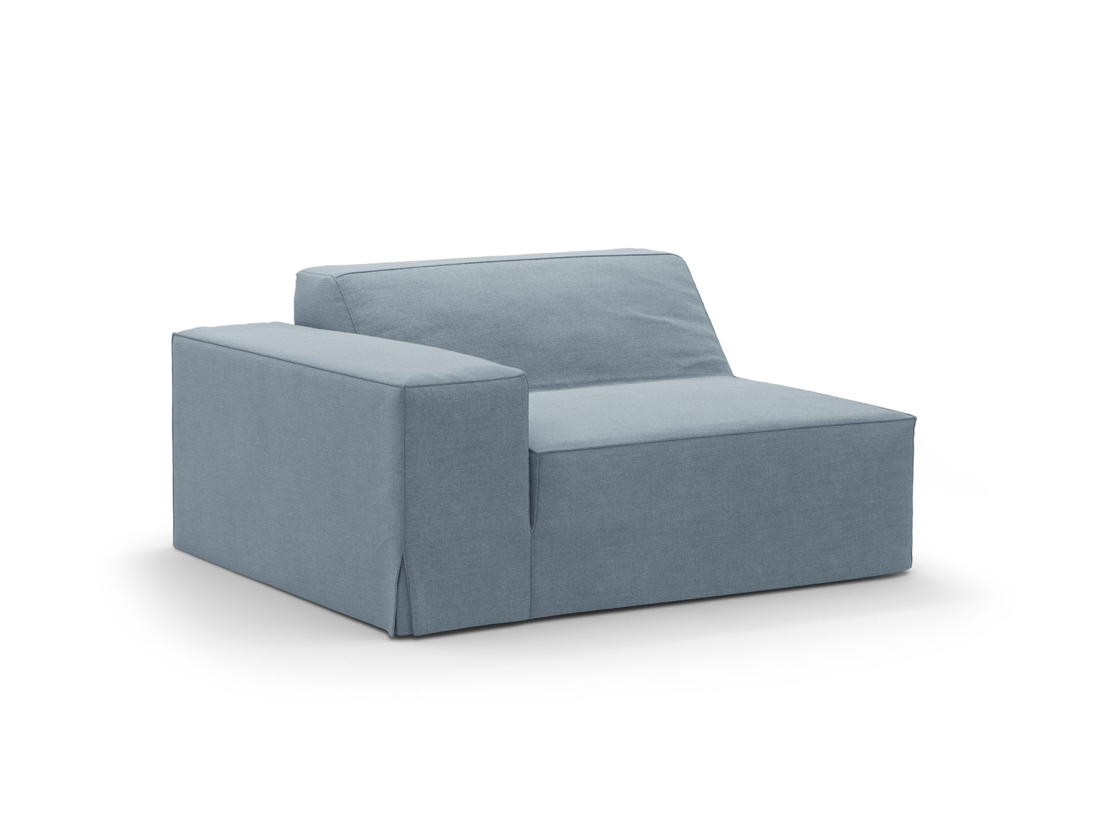Jodie Modul Cover, 102x99 cm — Muted Blue / Left