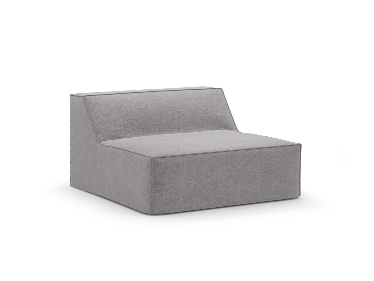 Jodie Modul Armless Cover, 100x99 cm — Warm grey