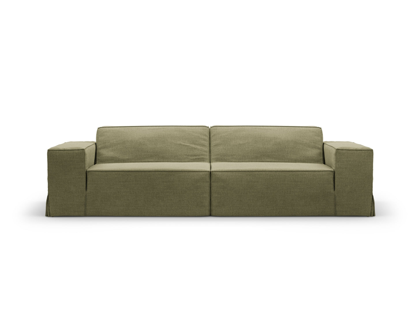 Sofa Cover Strukturstoff Beige Jodie — Light Green